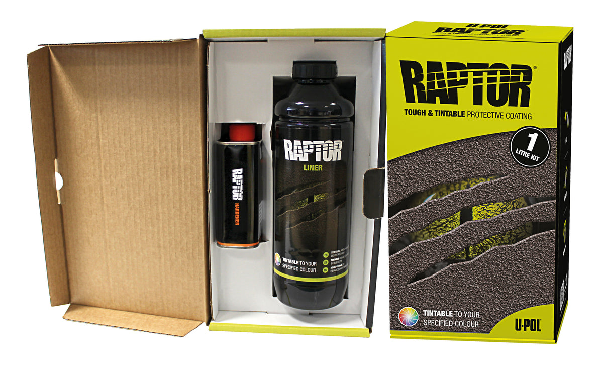 RAPTOR BY U-POL UPOL TINTABLE TO ANY COLOUR BED LINER – Newdec