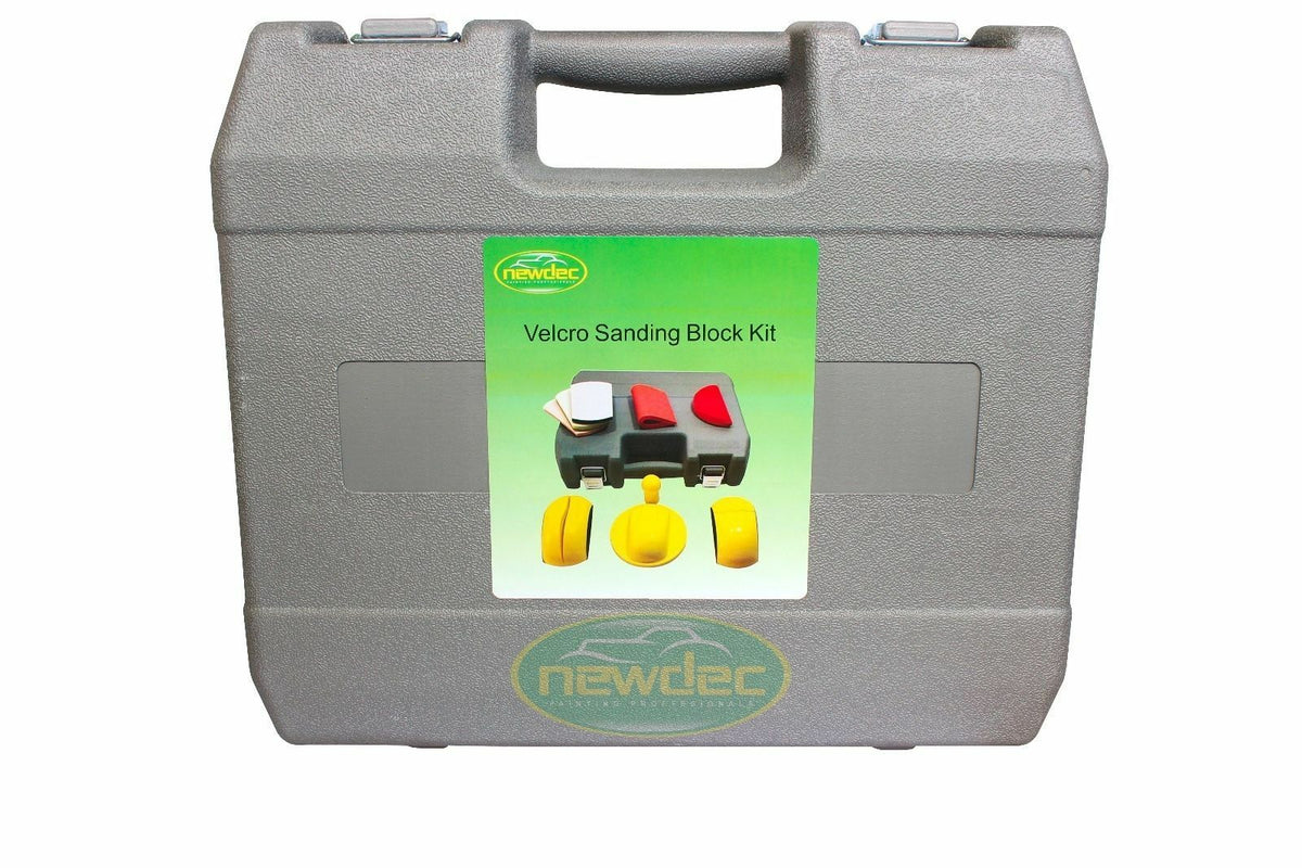 SANDING BLOCK KIT AUTOBODY REPAIR PANEL BEATER TOOL Newdec
