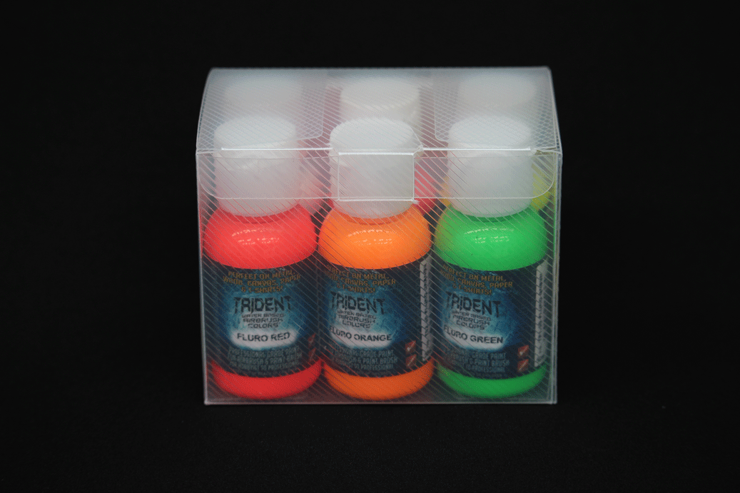 TRIDENT Airbrush Fluro Colors - DNA Custom Paints
