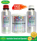 DNA GREY EPOXY PRIMER 1L KIT HIGH SOLID GRAY HARDENER REDUCER AUTO PRIMING PAINT