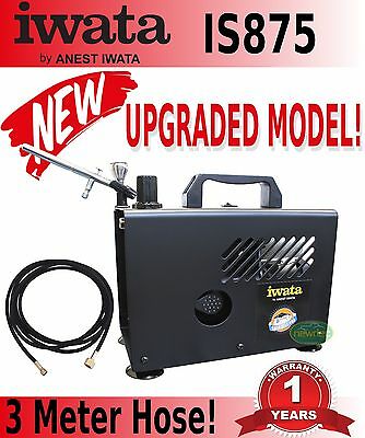 Iwata Modeller Airbrush Kit with Power Jet Plus Handle Tank Compressor
