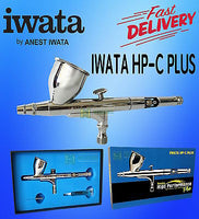 NEW IWATA AIRBRUSH HP.C PLUS HP CP 3MM KIT AUTO BODY ART ILLUSTRATOR DIY GRAVITY