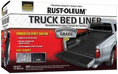 RUSTOLEUM TRUCK AND UTE BED LINER KIT ROLL ON LIKE RAPTOR PAINT TUB TRAY AUTO