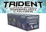 10 pcs DNA TRIDENT AIRBRUSH PAINT WATER BASED 50ML X 6 PRIMARY AUTO CANVAS DIY