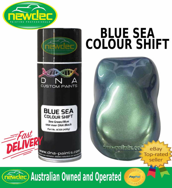 NEW BLUE SEA AEROSOL SPRAY CAN PAINT DNA COLOUR SHIFT TOUCH UP CAN FORD DIY AUTO