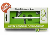NEO FOR IWATA CN 0 35MM AND EASEL DUAL ACTION GRAVITY FEED AIRBRUSH