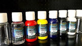 10 pcs DNA TRIDENT AIRBRUSH PAINT WATER BASED 50ML X 6 PRIMARY AUTO CANVAS DIY