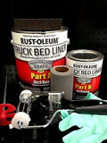 RUST-OLEUM TRUCK BED LINER KIT SPRAY PROFESSIONAL Rubberised Paint Tub Ute Tray