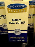 1 MONARCH PAINT BRUSH OVAL CUTTER 63MM