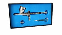NEW IWATA AIRBRUSH HP.C PLUS AND EASEL HP CP 3MM KIT AUTO BODY ART ILLUSTRATOR