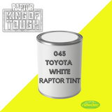 RAPTOR BY U-POL UPOL TINT 045 TOYOTA WHITE BED LINER TINT 2 PACK COATING