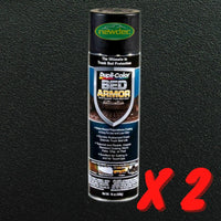 2 X DUPLICOLOUR BED ARMOR BED LINER SPRAY CANS