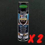 2 X DUPLICOLOUR BED ARMOR BED LINER SPRAY CANS