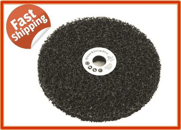 5 pack STRIPPING WHEEL DISC 7" LARGE RUST STRIP PAINT GRINDER AUTO PANEL SPAGHETTI