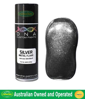 DNA SILVER METAL FLAKE SPRAY PAINT
