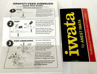 NEW IWATA AIRBRUSH HP.C PLUS AND HOSE HP CP 3MM KIT AUTO BODY ART ILLUSTRATOR