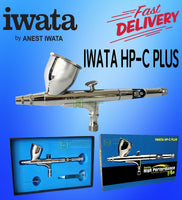 NEW IWATA AIRBRUSH HP.C PLUS AND HOSE HP CP 3MM KIT AUTO BODY ART ILLUSTRATOR