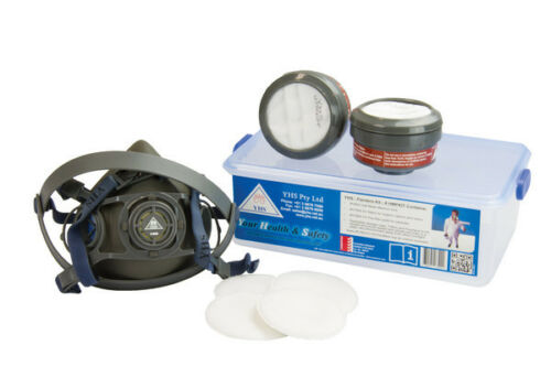 7pcs FACE SPRAY MASK KIT RESPIRATOR PAINTER PAINTING GAS NEW SET DUST ...